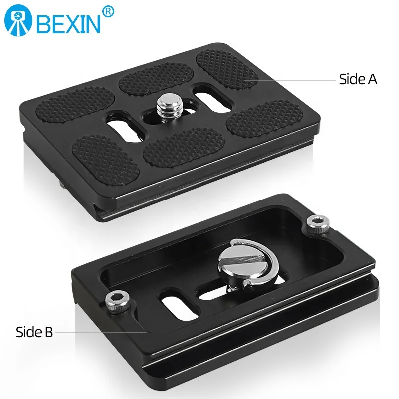 BEXIN Factory Universal metal quick release plate for DSLR camera tripod ball head Canon sony DSLR Photo Studio Accessory