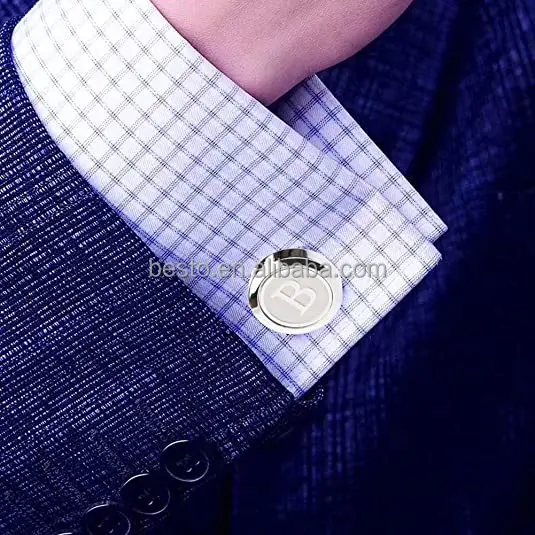 High quality hot sale vintage men metal cufflinks sets for business man