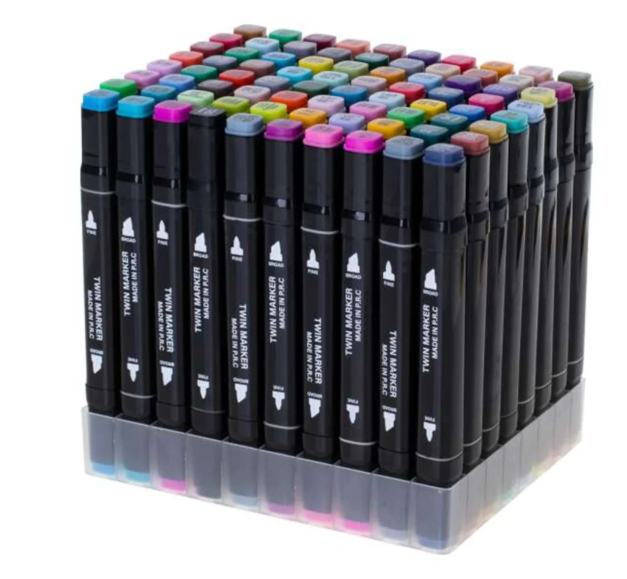 Alcohol 80 Colors Dual Tip Art Markers for Kids & Adult Coloring Sketching Drawing Artists Paint Markers Pen