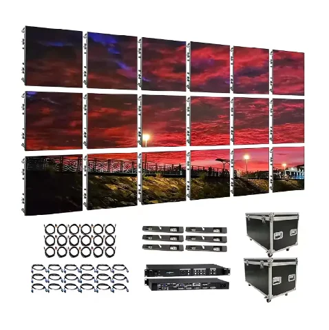 China Hot sale high quality image 500X500mm rental P2.9 P3.91 Stage Led Wall Screen  Led Panel Display Pantalla For Event