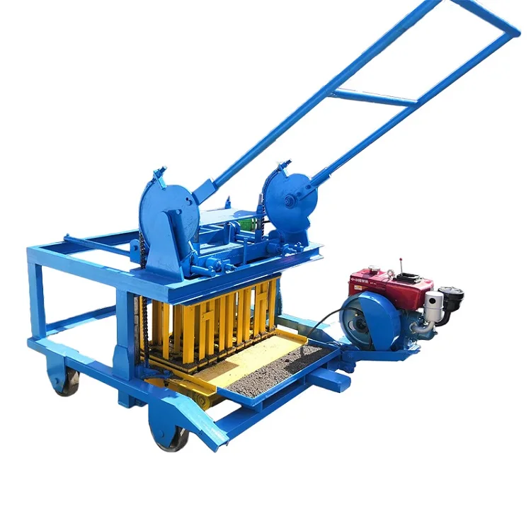 QMY4-30 Designer Effective Ecological Egg Laying Mold Hallow Concrete Block Making Machine India For Sale