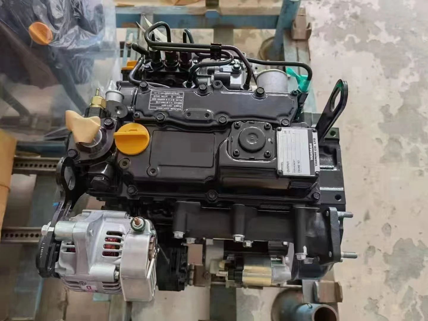 Vertical cylinder 4-cycle water-cooled diesel engine 3 Cylinders 3TNV70 Engine Assembly For Yanmar diesel engine