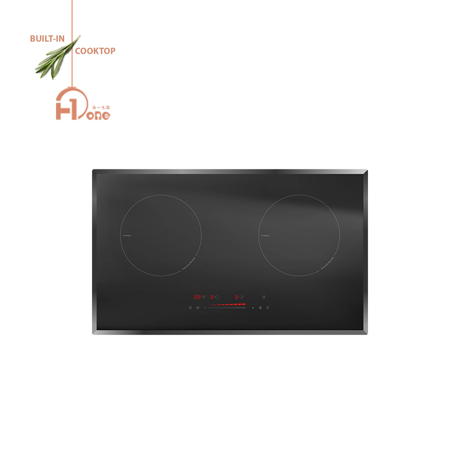Китайский Лидер продаж Многофункциональный кухонный прибор нового дизайна 2-конфорочная встроенная электрическая индукционная плита