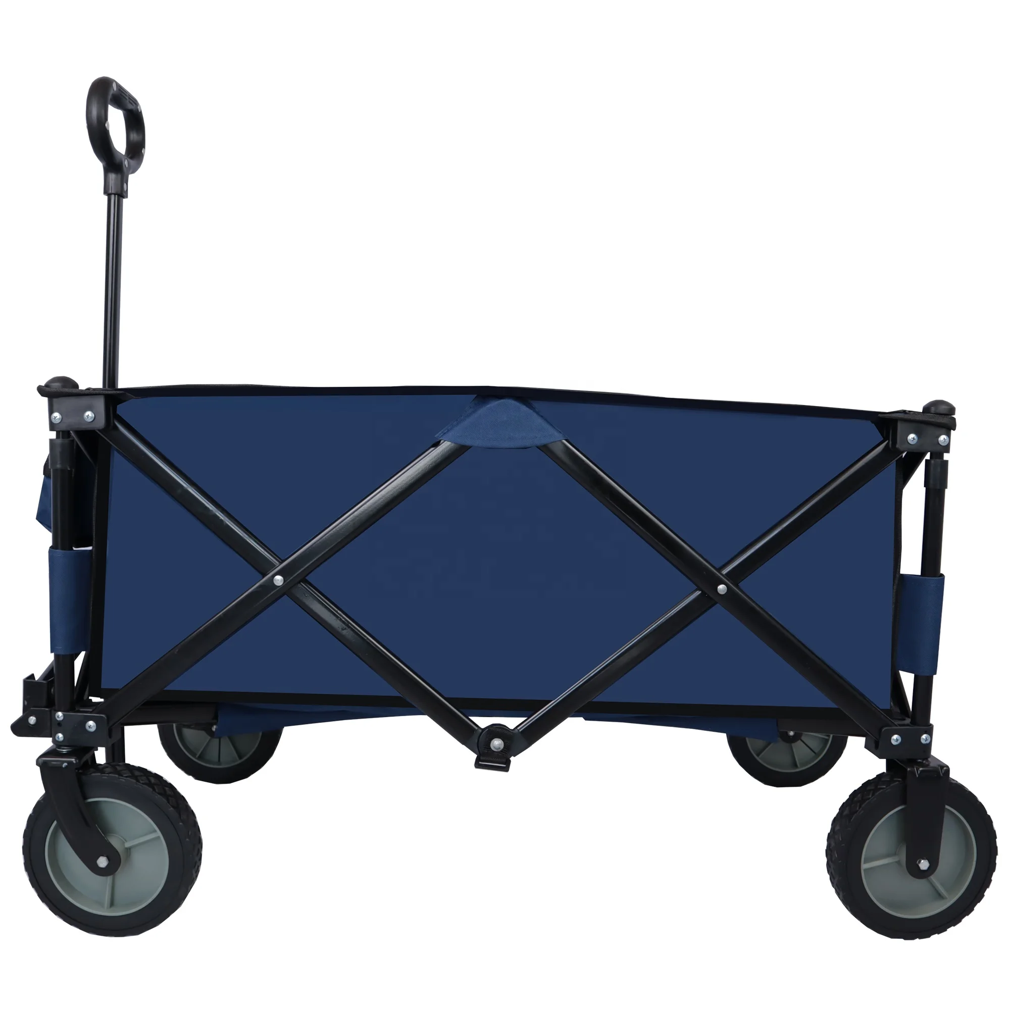 Large Capacity Heavy Duty Collapsible Foldable Wagon for Beach Sports Shopping & Camping Portable Industrial Platform Cart OEM