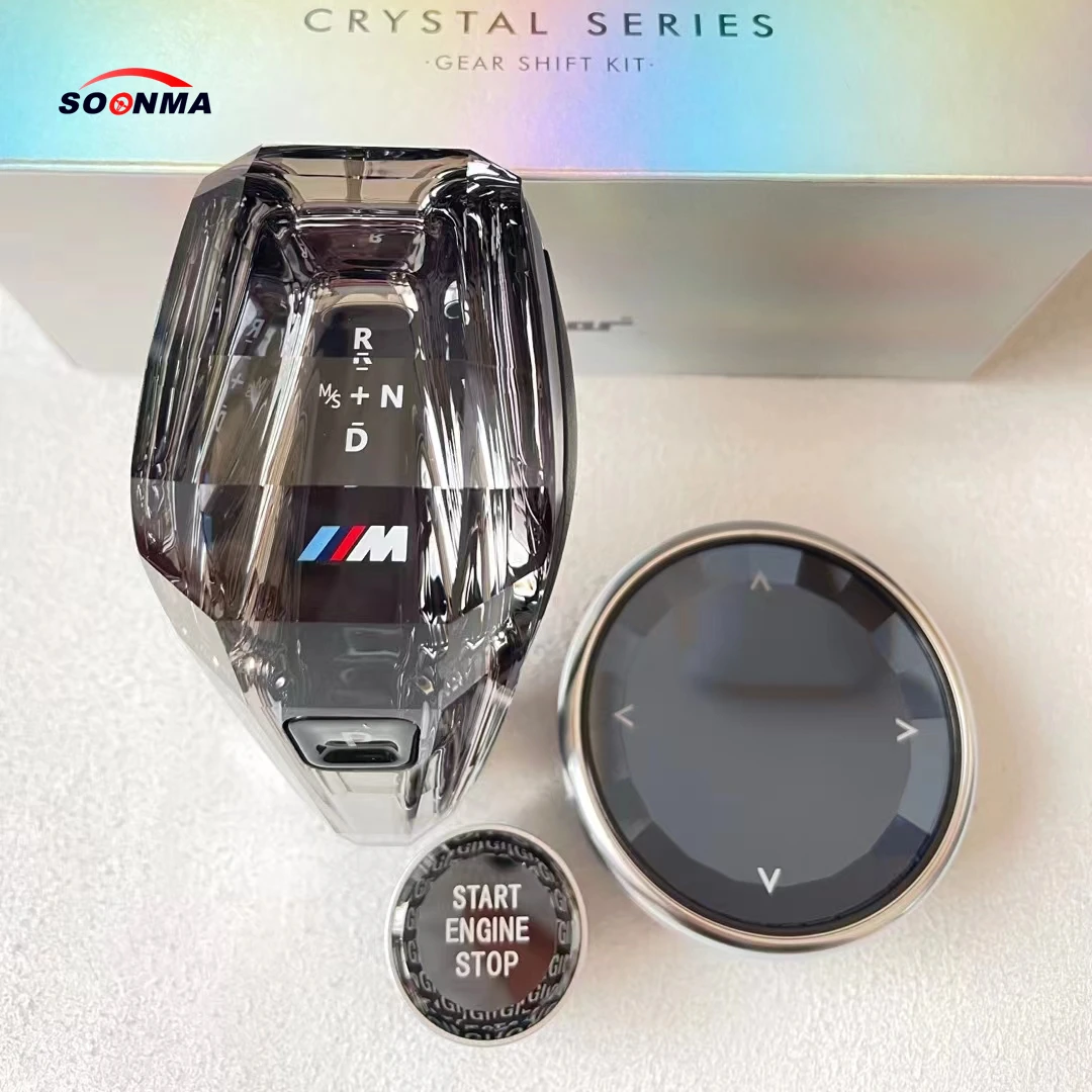 Автомобильный комплект из 3 предметов для BMW 5 series crystal gear head F10 F15 525 530 535 Модифицированная ручка
