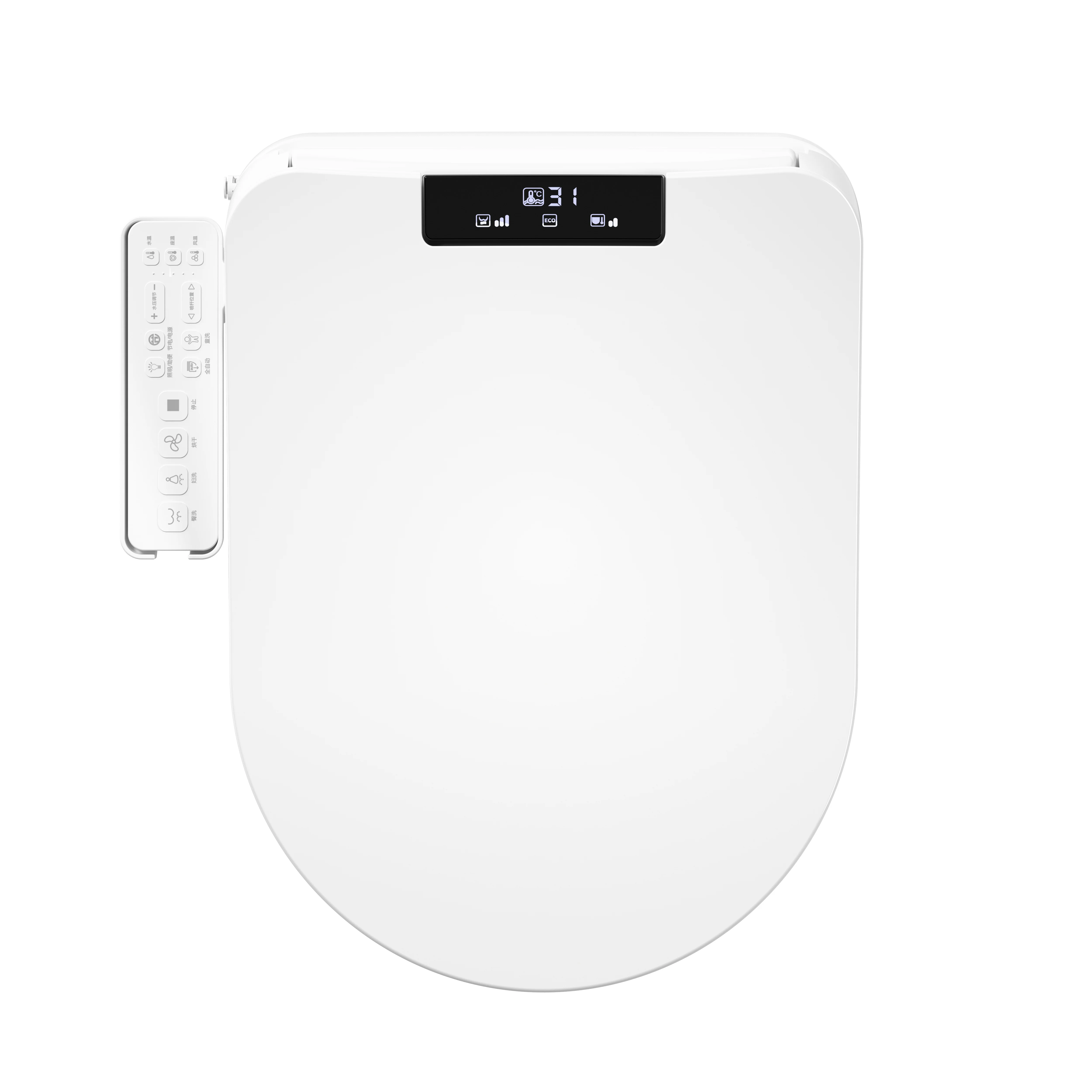 Good quality ABC customization multifunctional remote control electric bidet seat automatic smart toilet seats