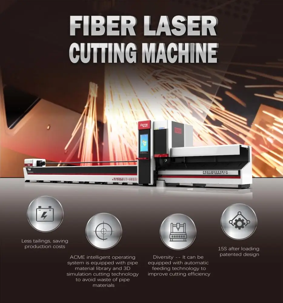 2021 New Technique Automatic H Beam Profile/ Angle Steel /Channel Steel Tube Pipe Fiber Laser Cutting Machine 2000w