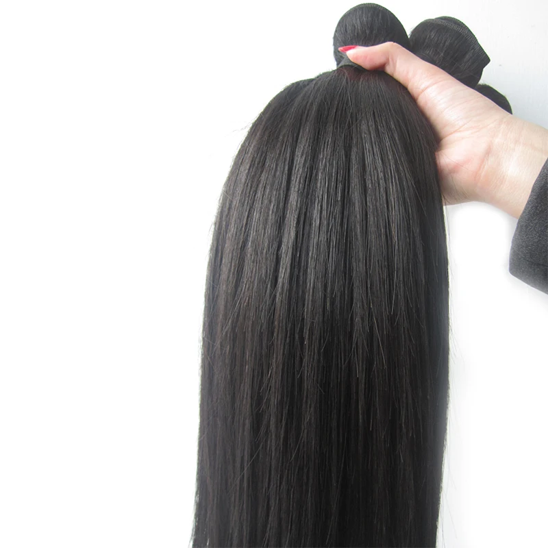 wholesale factory direct selling human hair extension, Popular straight raw human hair bundle, hair bundle cheap price