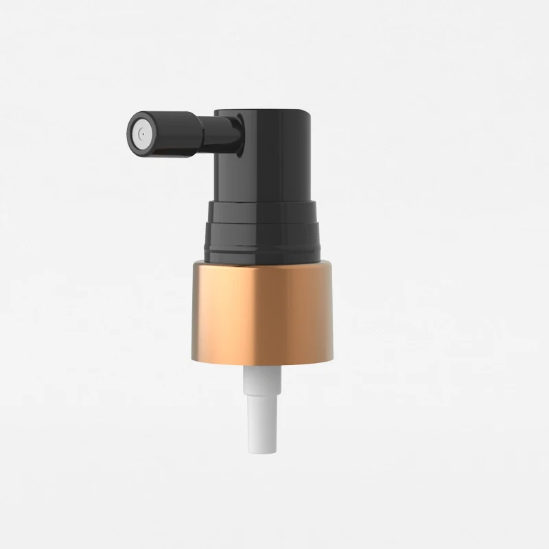 Fancy perfume plastic mist sprayer pump fine mist spray gold