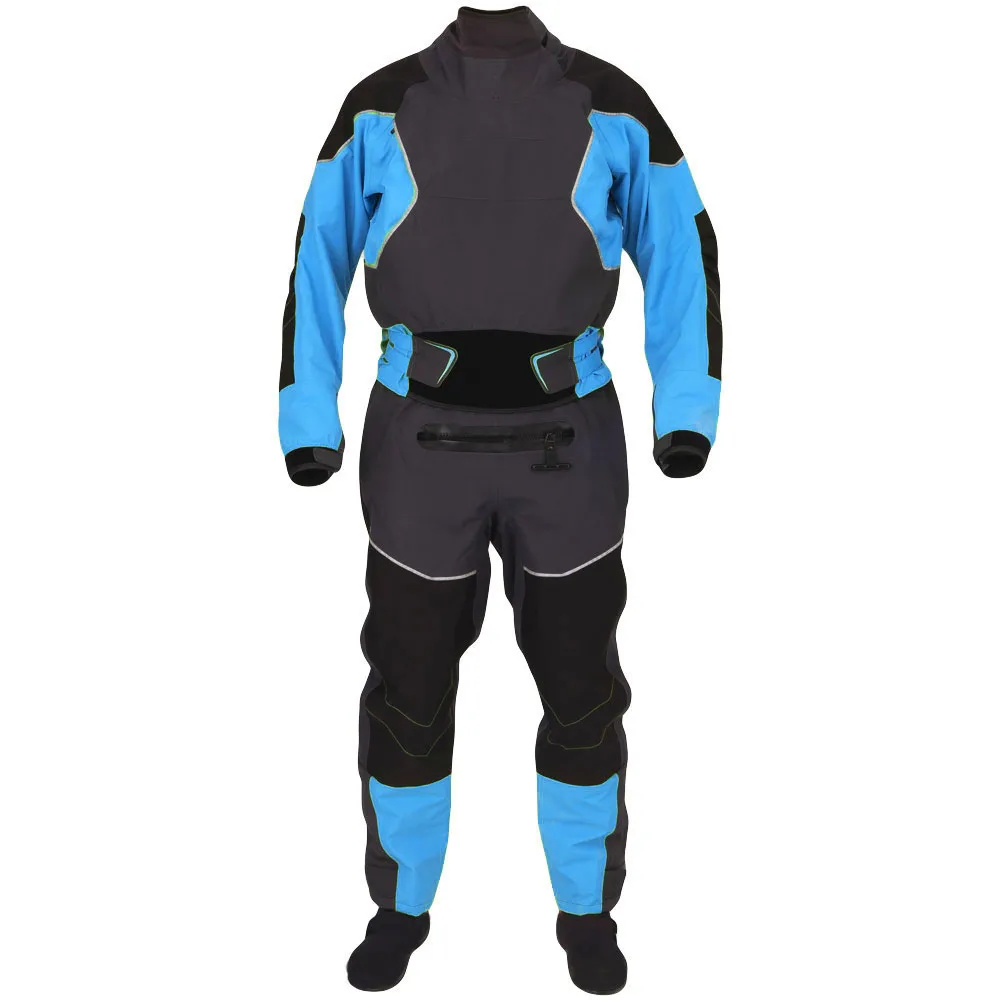 3.0 Ply Dry Suit Waterproof with Rubber Diving Drysuits Rescue Neoprene Front Zipper Breathable Sailing Free-Diving Jumpsuits