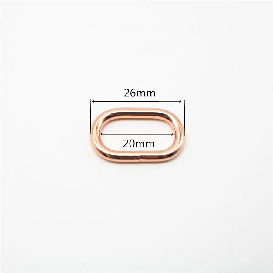 Strap Belt Loop Dog Collar Leads Clasp Hardware 20mm 25mm 38mm Metal Oval Ring Buckle Carabiner Hook For Bag Backpack