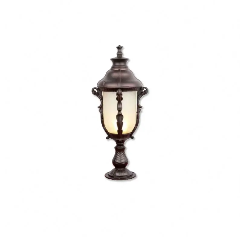 Customized Style Housing Estate Solar Pillar Lantern Door Column Lamp