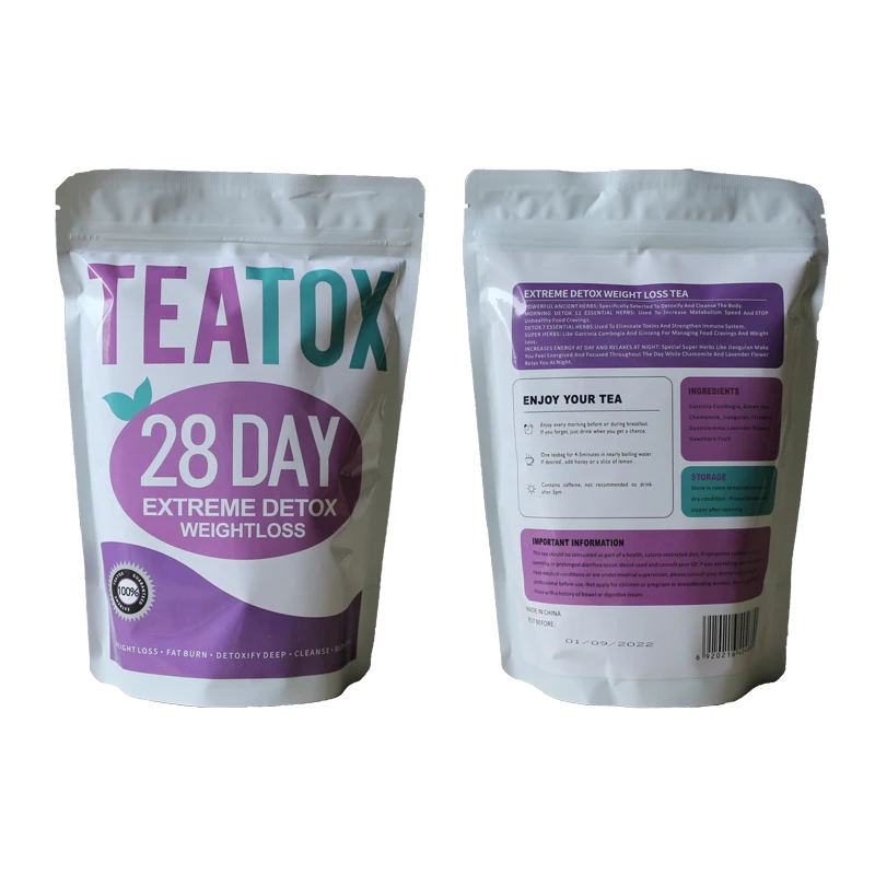 private lables 28 days teatox extrene  detox weight loss tea   traditional diet fit  tea