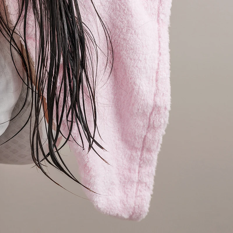 Быстросохнущее полотенце для волос из микрофибры, тюрбан для волос на заказ, полотенце для девушек и женщин