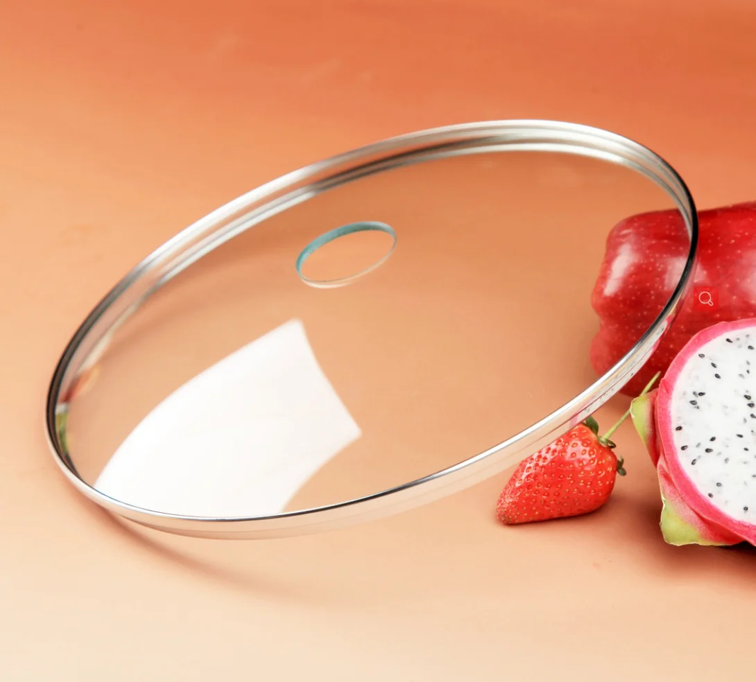 24 Cm G Type Tempered Glass lid  Round Glass Lid Cover For Round Pot