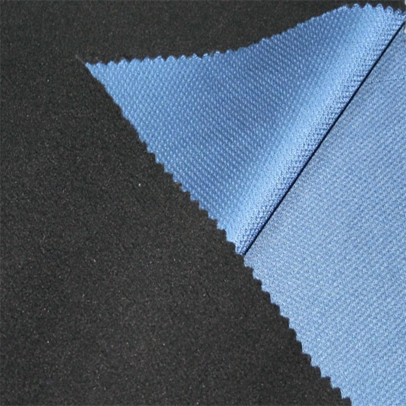 jersey fabric bond TPU film for sportswear 4-way stretch bonded polar fleece waterproof breathable tpu film softshell fabric