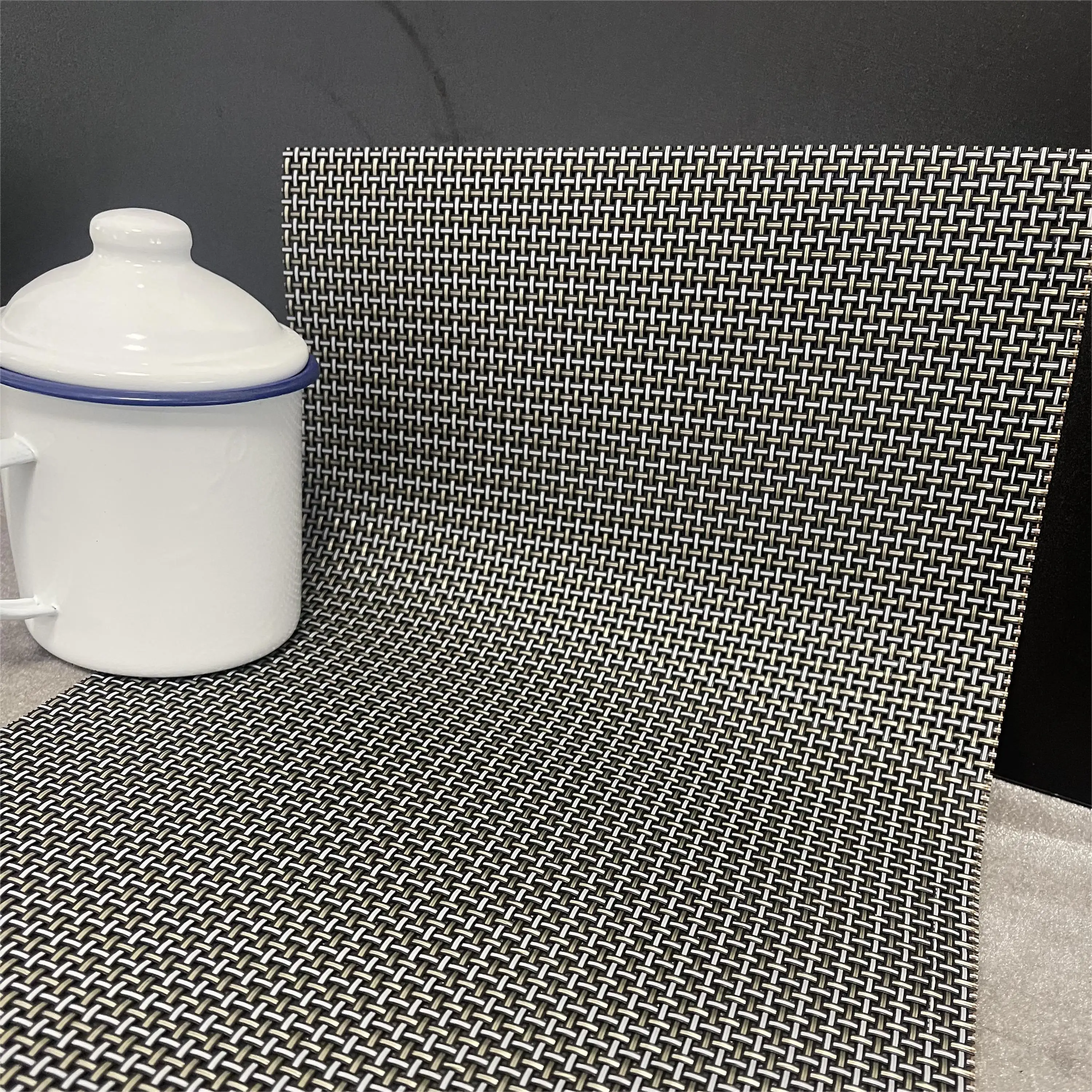 High Quality PVC Placemat Durable Sunscreen Tablemat with Modern Design Wholesale