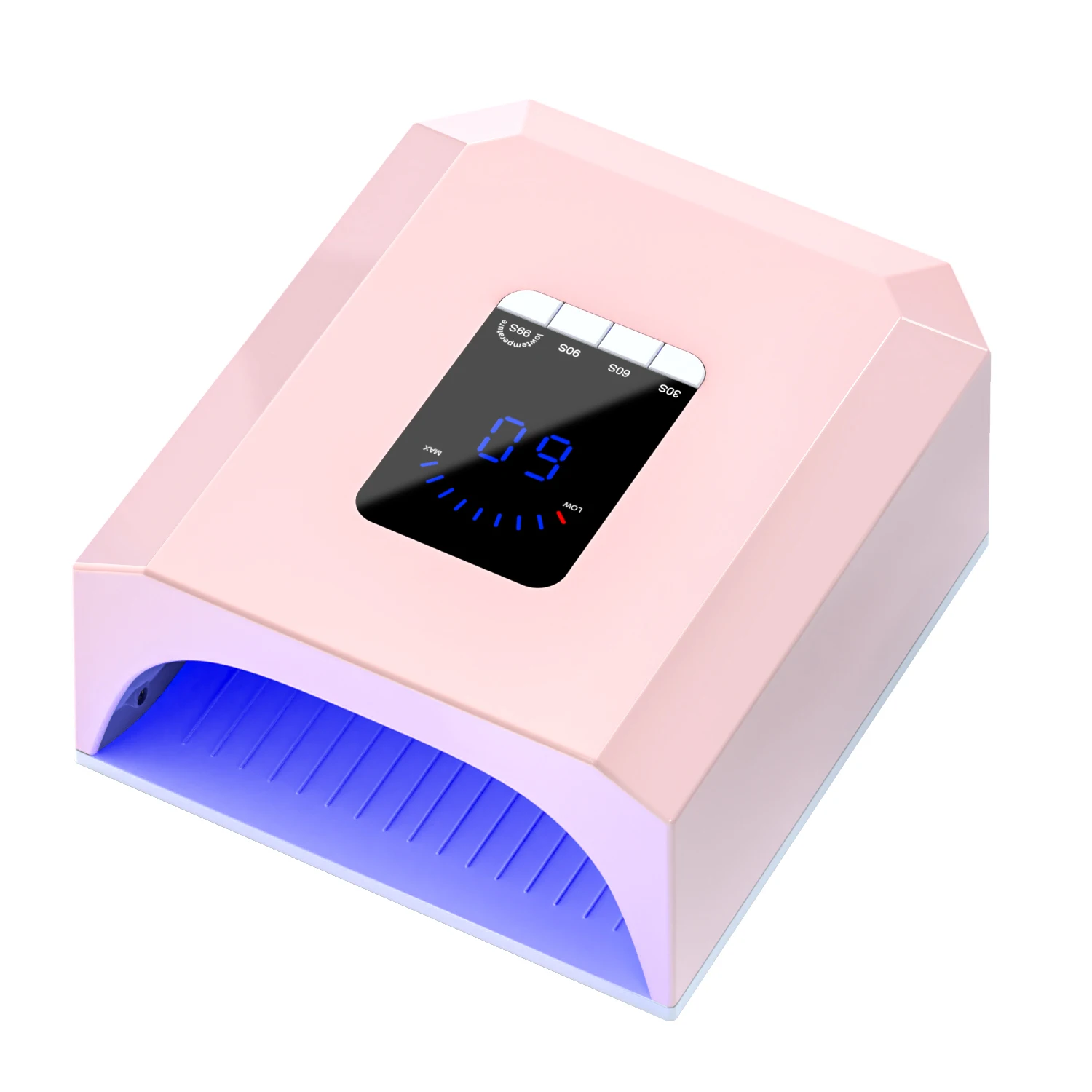 New Arrival 60w pro cure wireless dual light rechargeable 7800mah battery cordless uv led gel dryer nail lamp for salon manicure