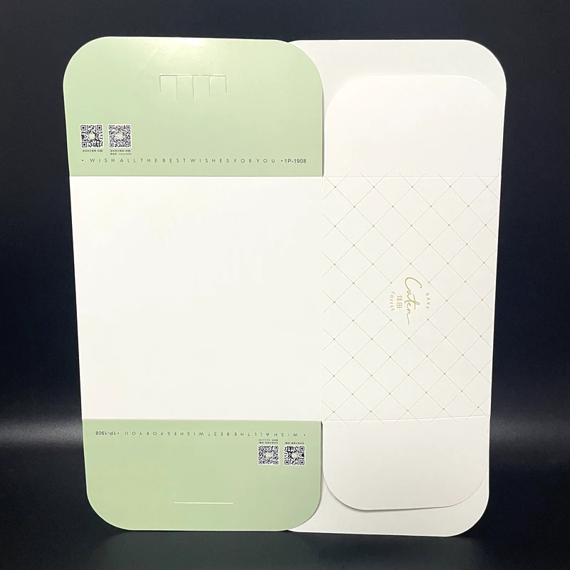 Customized 400G Paperboard Printing Colors Food Grade Cake Boxes Packaging