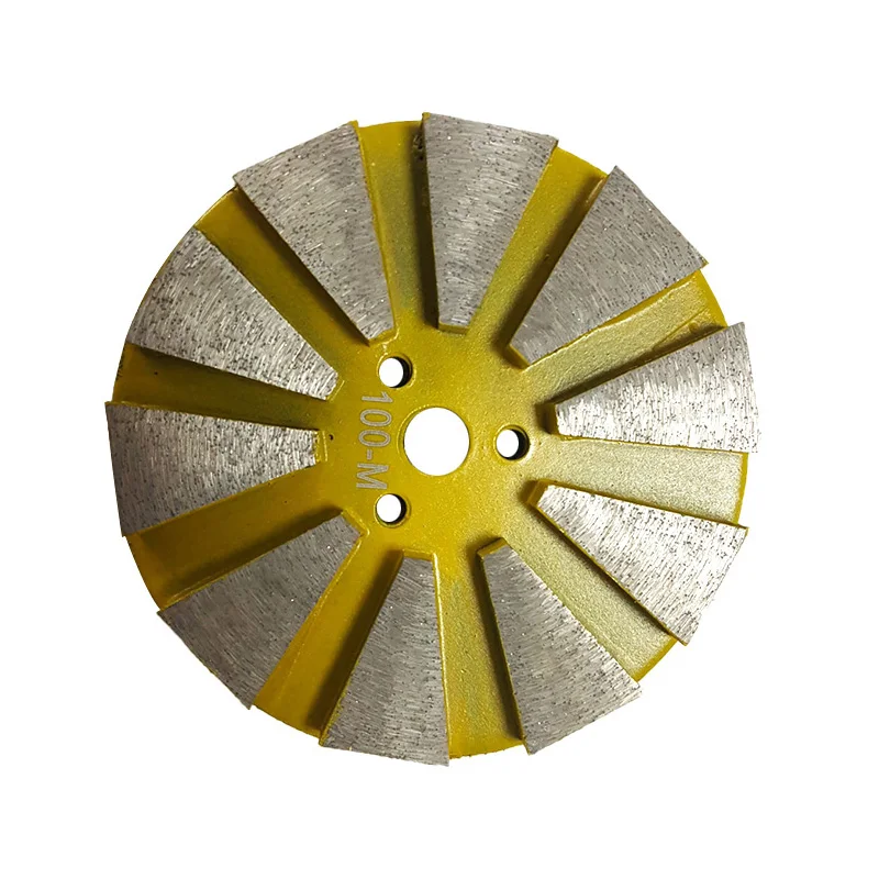 Chinese Manufacturer Hard Metal Bond Ten Segments Concrete Grinding Tools for Grinding Machine