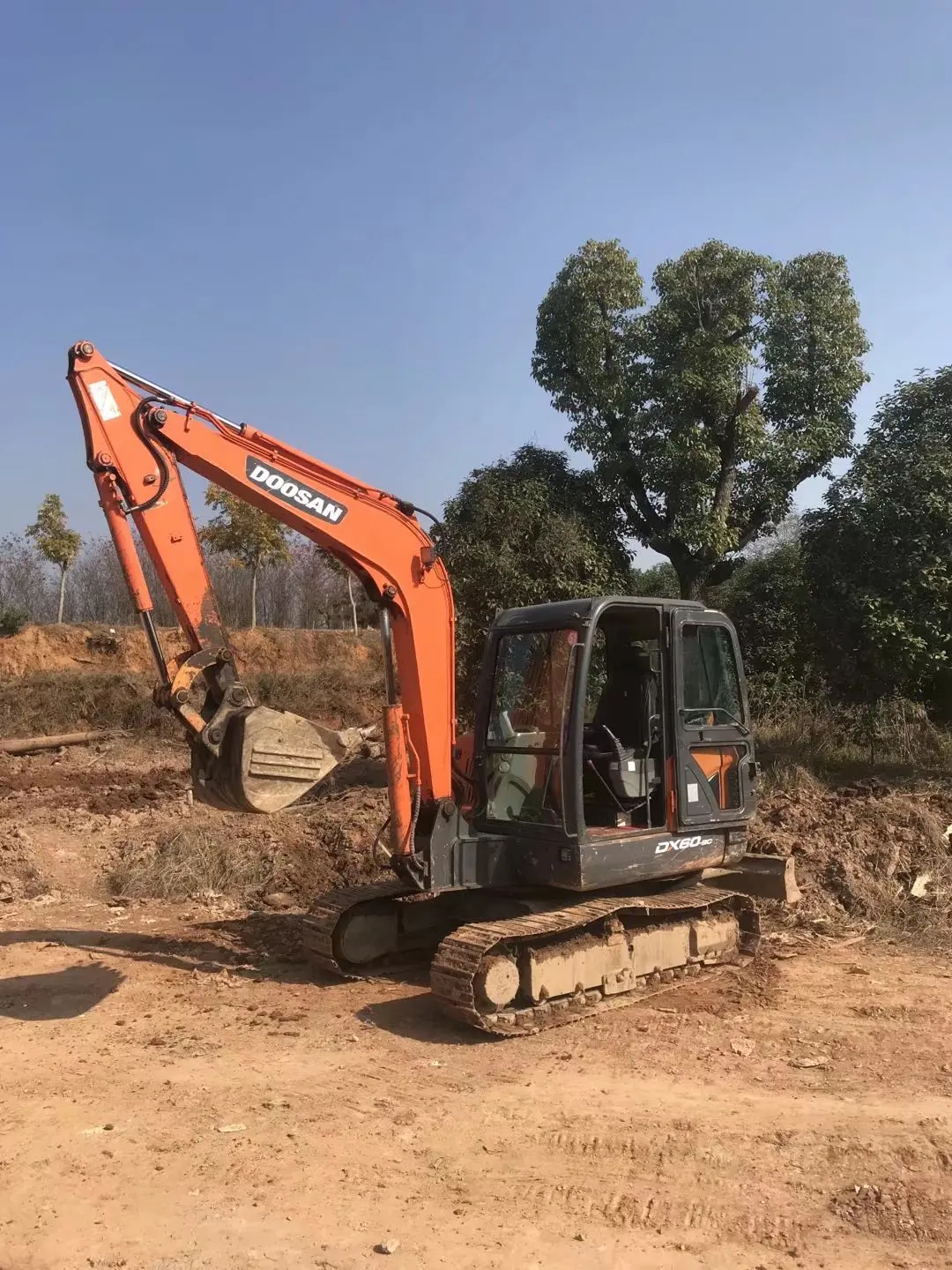 Low Fuel Consumption Used 6 Ton Excavator Doosan DX 60 For Sale