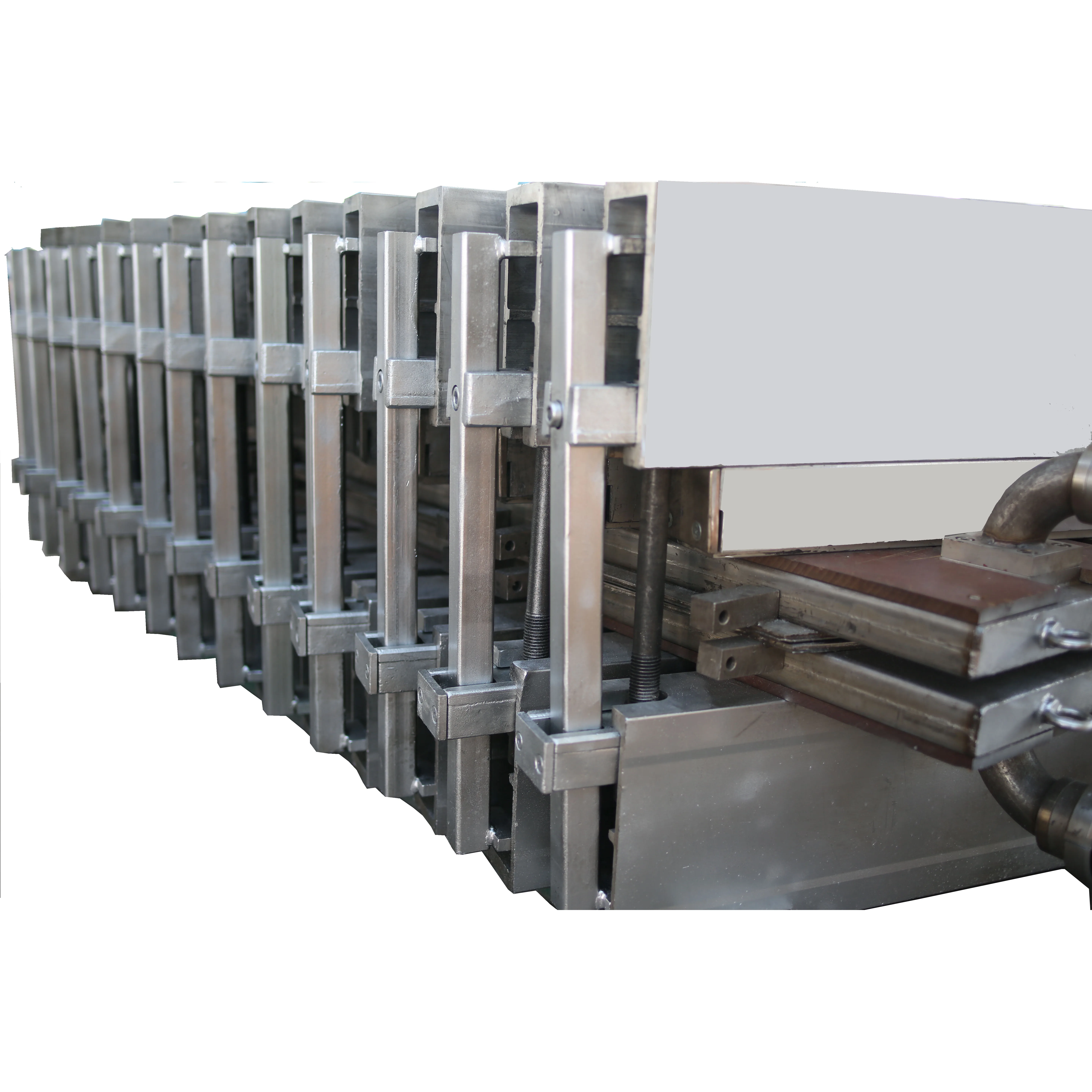 Pvc conveyor belt hot vulcanizing press jointing machine