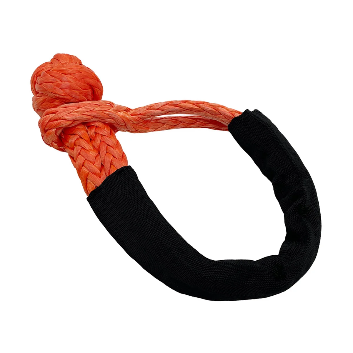 12 strands UHMWPE knot soft Bumper Shackle anchor for 4x4 Off-Road ATVs UTVs Synthetic Rope Winch