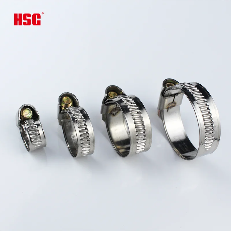 Stainless Steel Hose Clamp German Type 8mm American Type Hose Clamp Stainless Steel Worm Drive Hose Clamp