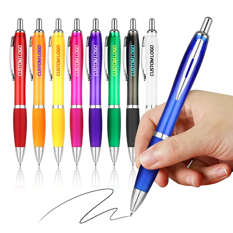BKS Office Supply Gift Ball Pen Custom Logo Plastic Advertising promotional ballpoint pen
