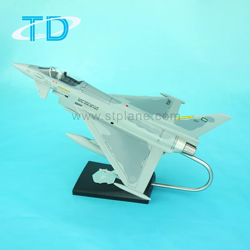 Resin Model Warplane 1:52 30cm EF-2000 Jets Air Force