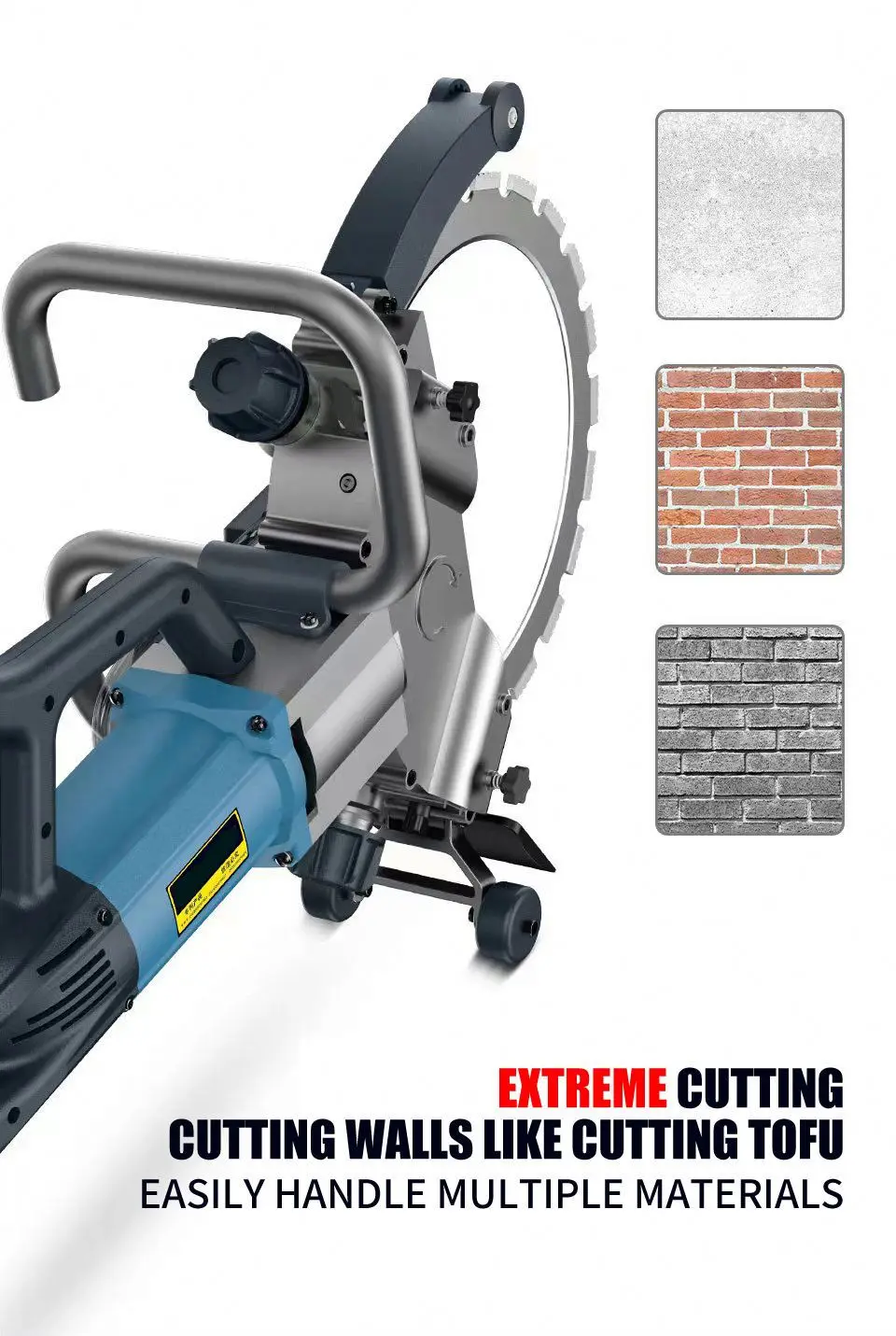 High Power Motor Concrete Cutting Saw Wholesale Dust-free Stone Cutting Machine