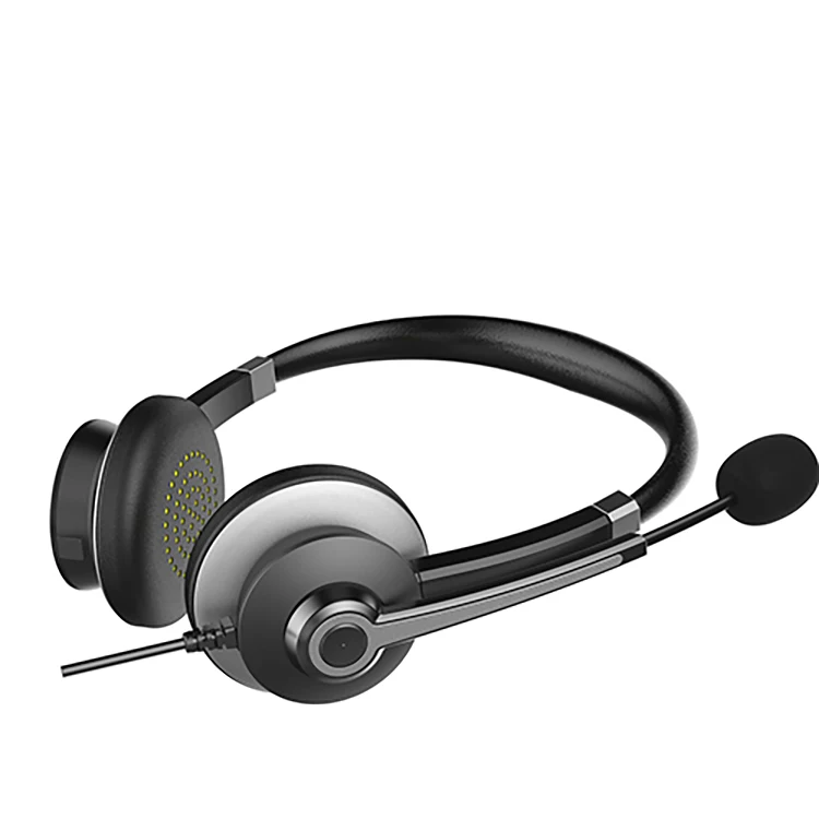 Wired Earbuds Earphones Office Gaming Headset With Microphone And Noise Canceling