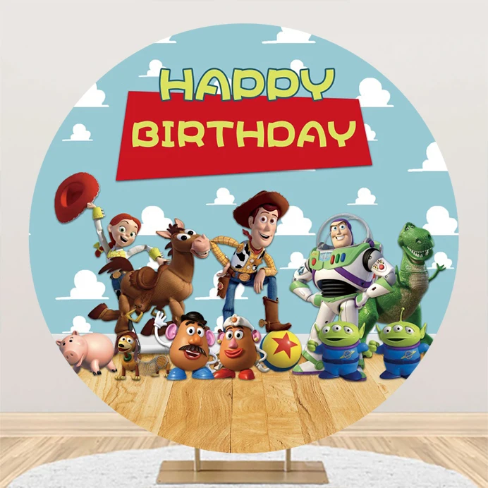 Party  Photo  background  For  Customized Happy Birthday Kids Party Decorations Baby Party Supplies