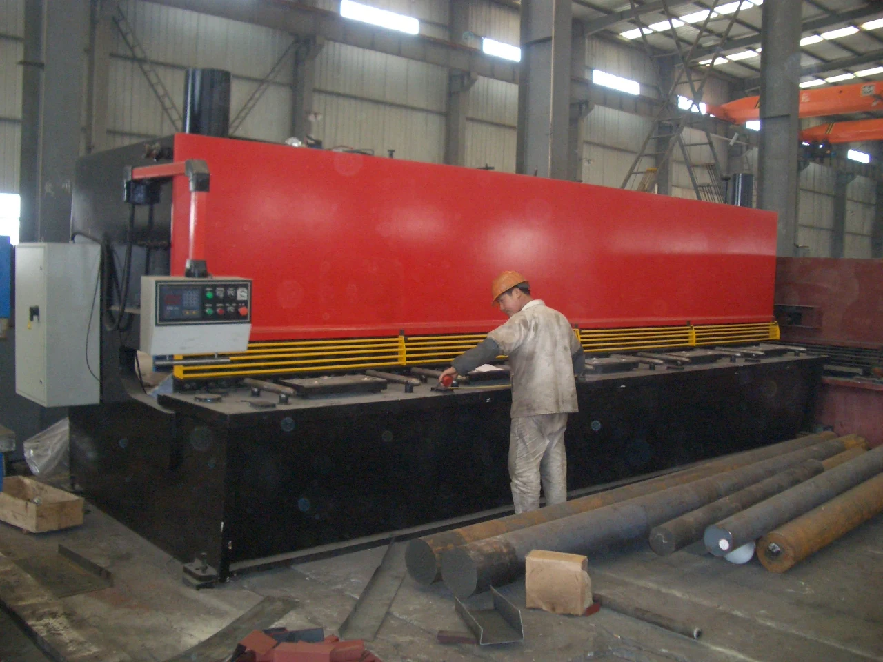 
12mm hydraulic automatic sheet metal cutting machine shears cutter 