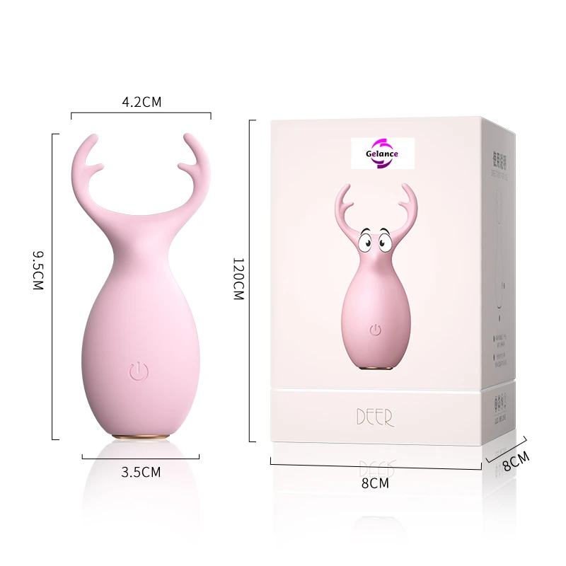 Gelance Pet Series Deer Fox Elephant rabbit Masturbation Fun Vibrating Female Multi-frequency Vibrator Sex Toy For Women