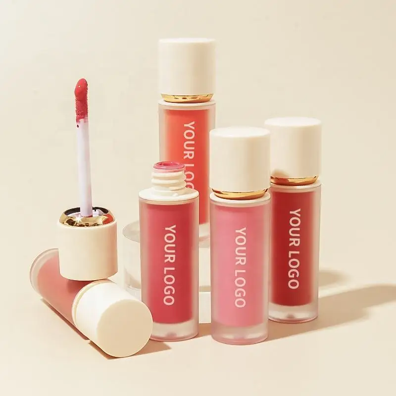 Custom Makeup Palette Beauty Blusher Private Label Pink Waterproof Set Facial Cosmetic Liquid Blush Makeup