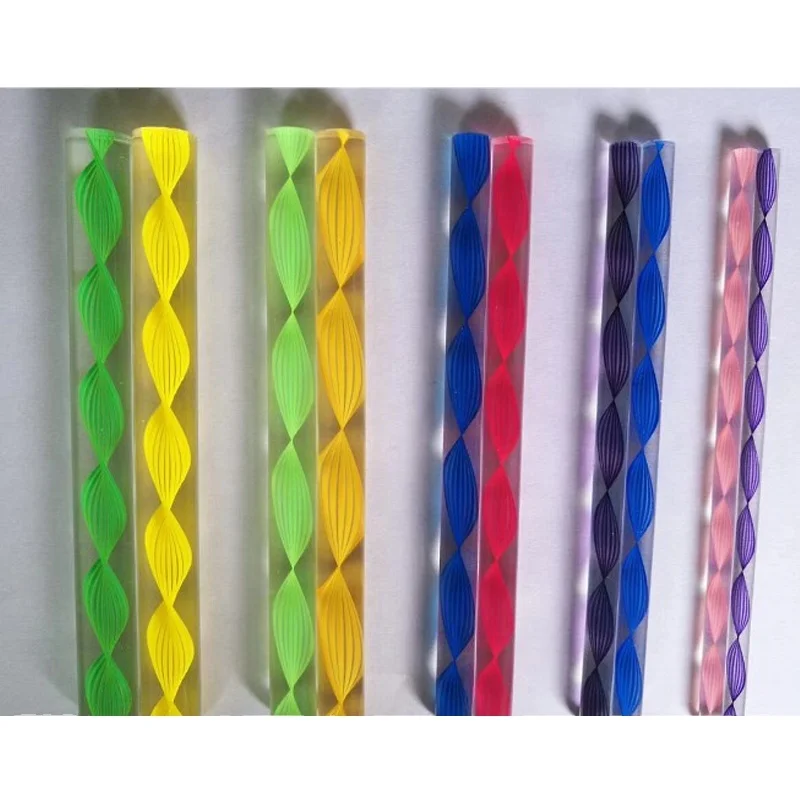 Factory wholesale color transparent Dotting Tools Acrylic Twist Sticks for Rock Painting