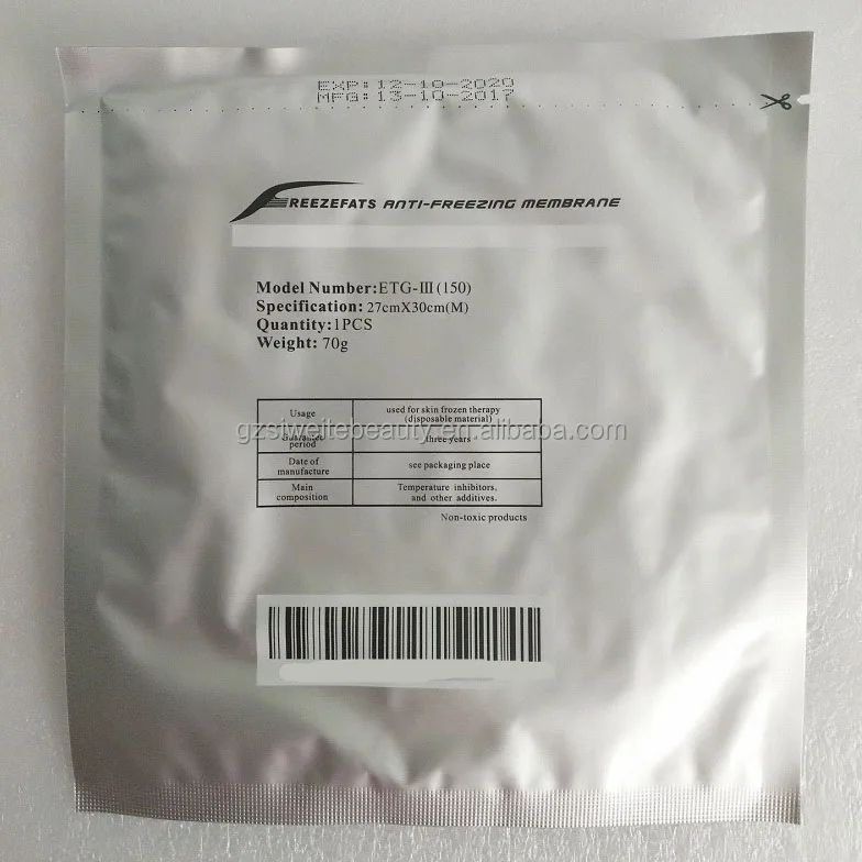 Antifreezing Membrane Etg Iii For Cryolipolyse Slimming Machine Membrane
