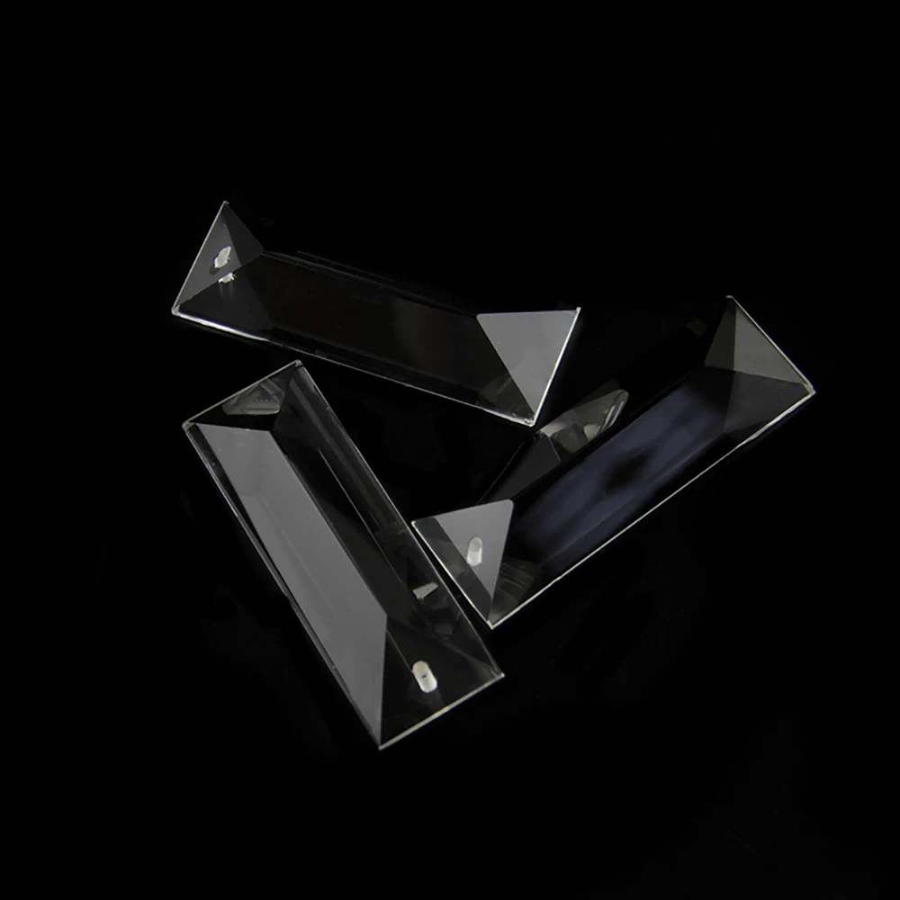High Quality 22 * 76mm Triangle Crystal K9 Chandelier Prism Lamp Accessories