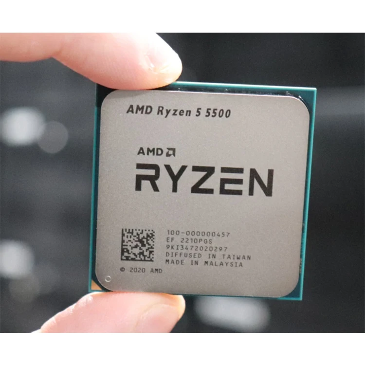 AMD Ryzen 5 5500 Used Desktop Processor (r5)7nm 6-core 12-thread 3.6GHz 65W AM4 Interface Boxed R5 CPU used for Desktop