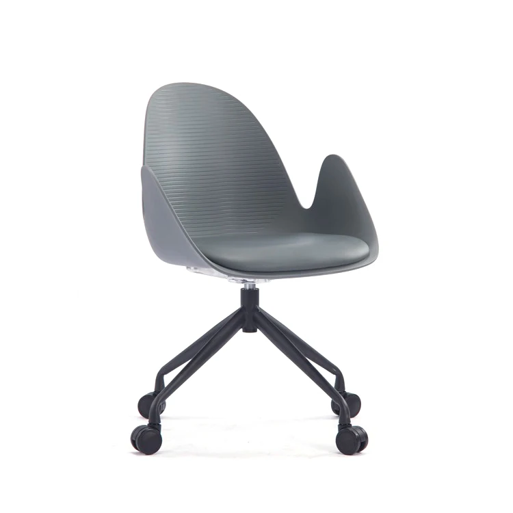 2021 Scratch Resistant Minimalist Low Back High Quality Office Chair plastic chair