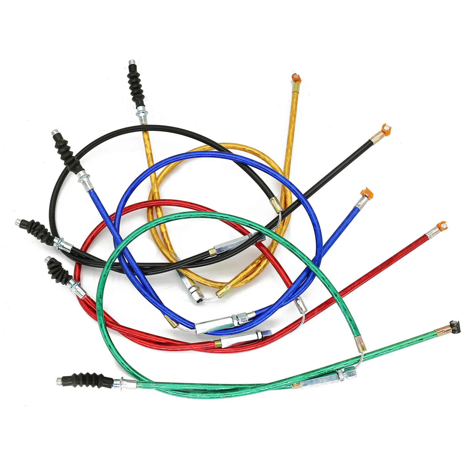 Motorcycle Clutch Cable Wire Hydraulic Reinforce Brake Line 900mm For ZONGSHEN NC250 NC450 Bosuer KAYO Apollo Street Bikes