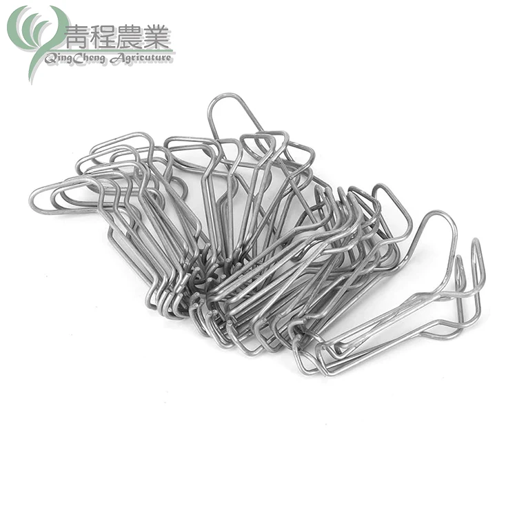 Greenhouse Agriculture Galvanized Accessories Fittings Metal Spring Clip For Roof Pipe