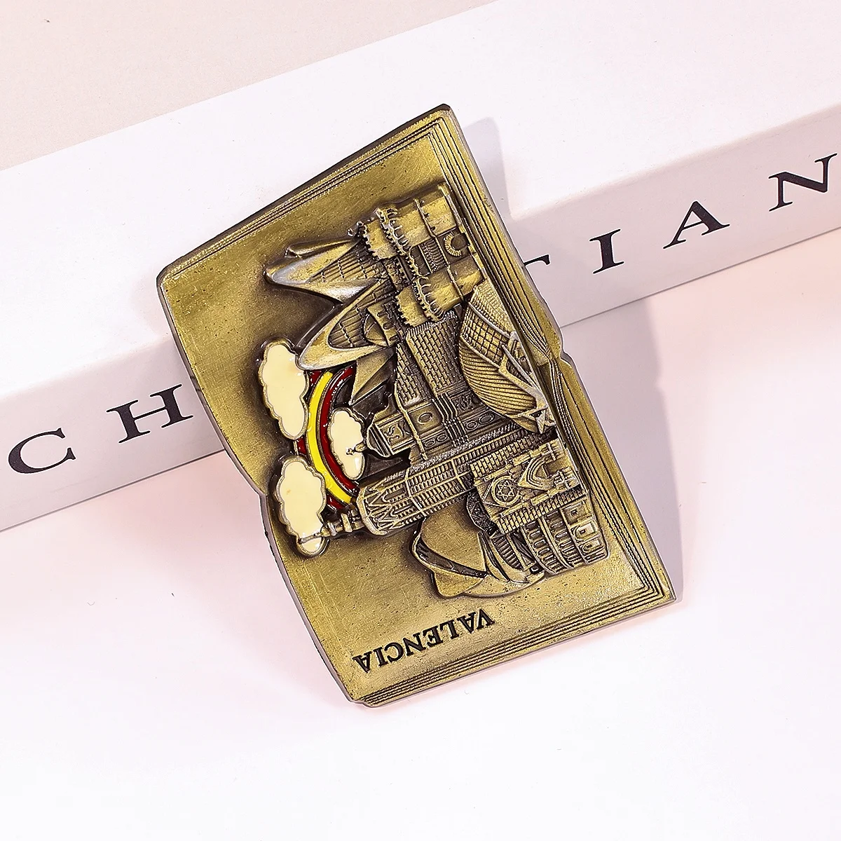 Factory Price 3D Metal  Fridge Magnet Spain Magnet Sticker Customized Designs Personalized  Valencia Tourist Souvenir