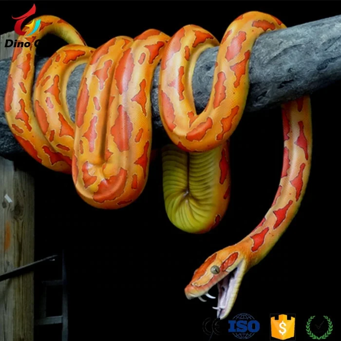 Zoological Park Animatronic Animal Realistic Snake Robot