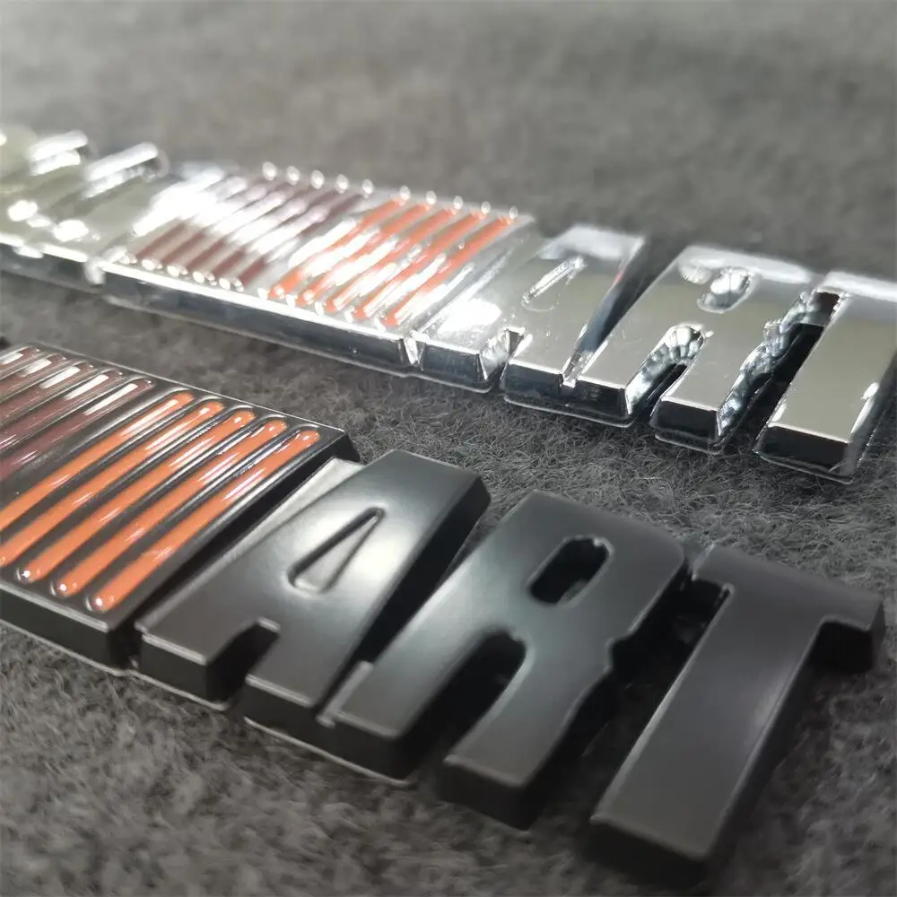 Suitable for Mitsubishi Ralliart Modified Logo Three-Dimensional Metal Rear Sticker Cross-Border Hot Spot Wholesale