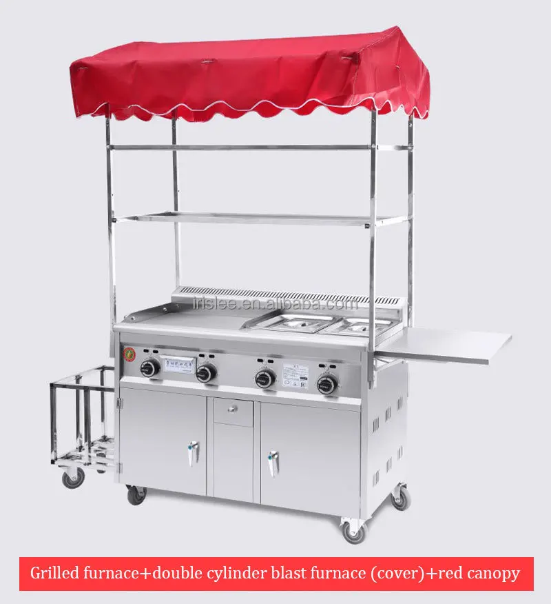 Mobile Camper Trailer Snack Food Truck Street Fast Catering Vending Cart Hot Dog Van With Ce Certification