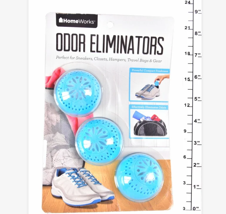odor eliminator  Shoe Deodorizer/perfect for sneakers,closets,hampers,travel bags&gear