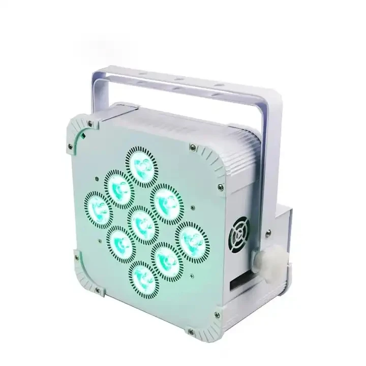 9pcs 12pcs High Brightness  Battery Par Lights LED 4in1 5in1 6in1 RGBWA+UV DMX Wireless Stage Lights Party Disco