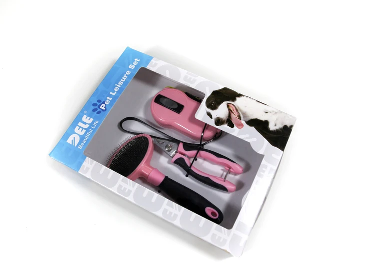 DELE 5 in 1 pet grooming kit tools for dogs and cats dog grooming kit